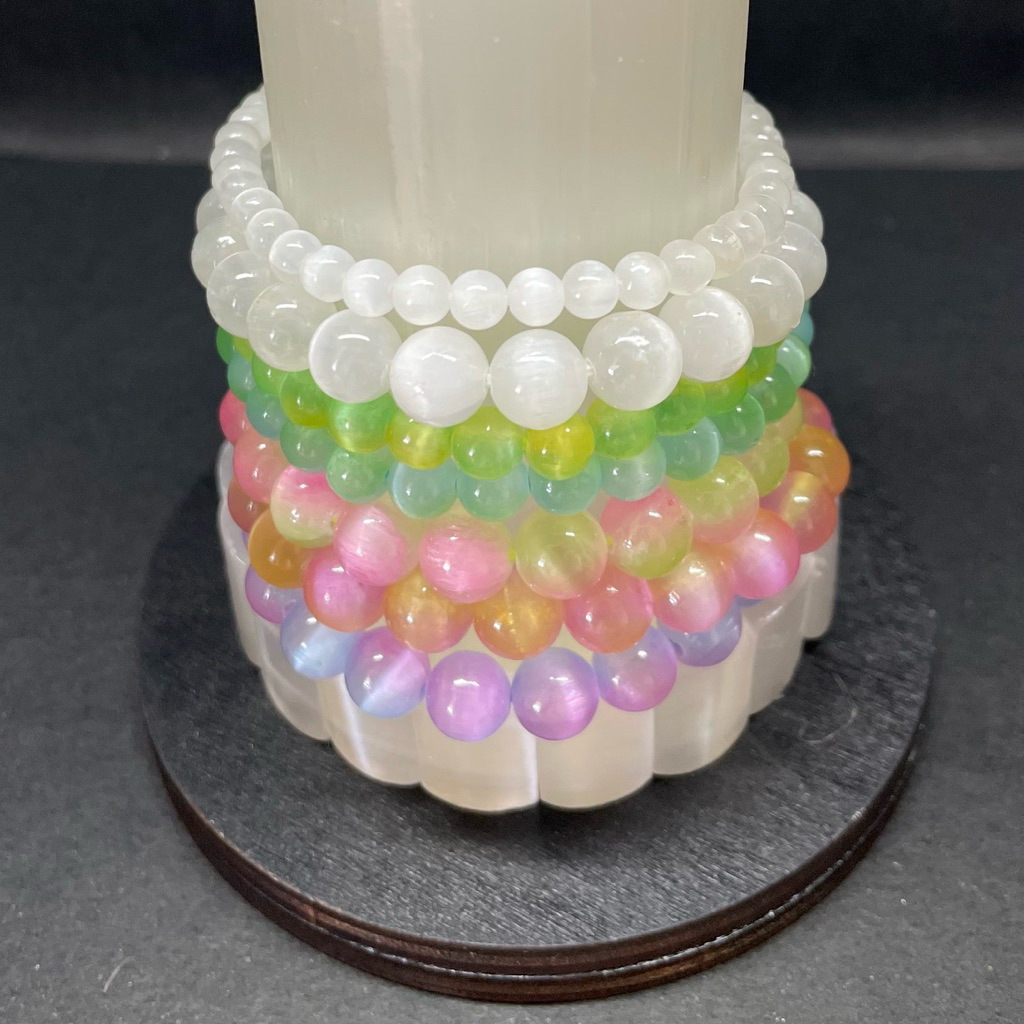 Gelang Batu Selenite/satin spar