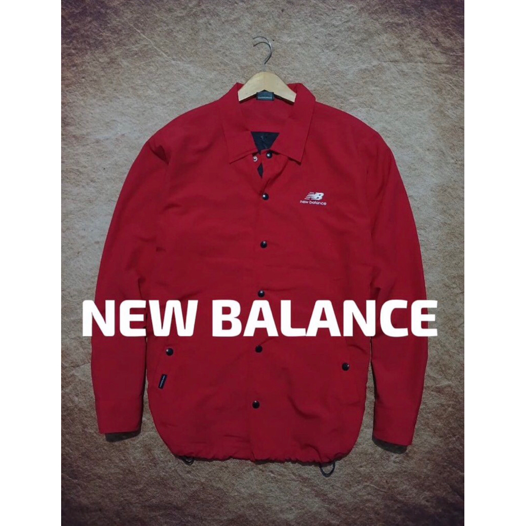 coach Jaket keren New Balance bahan enak warna pekat second preloved