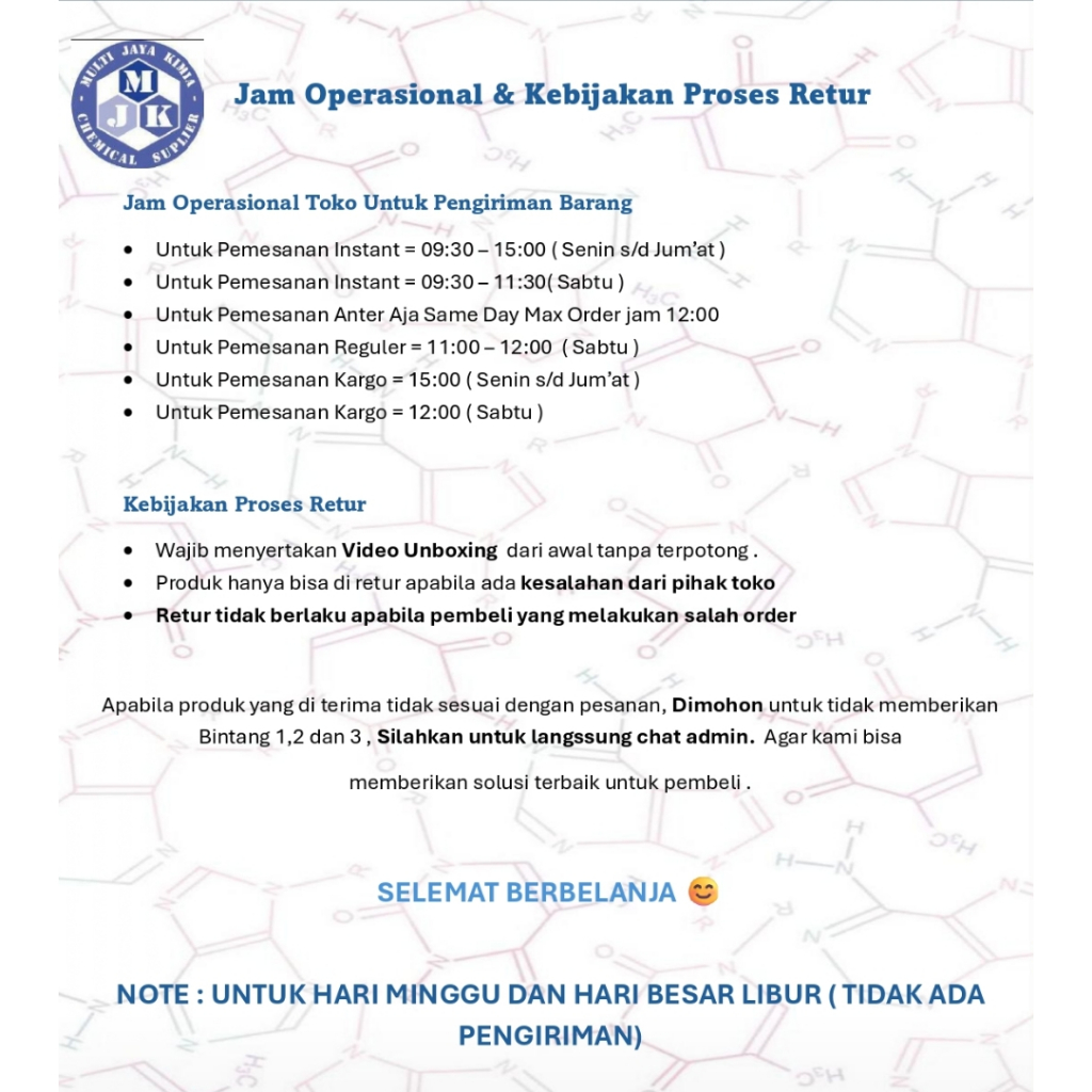 DISKON KALIUM SORBATE / POTASSIUM SORBATE 1KG