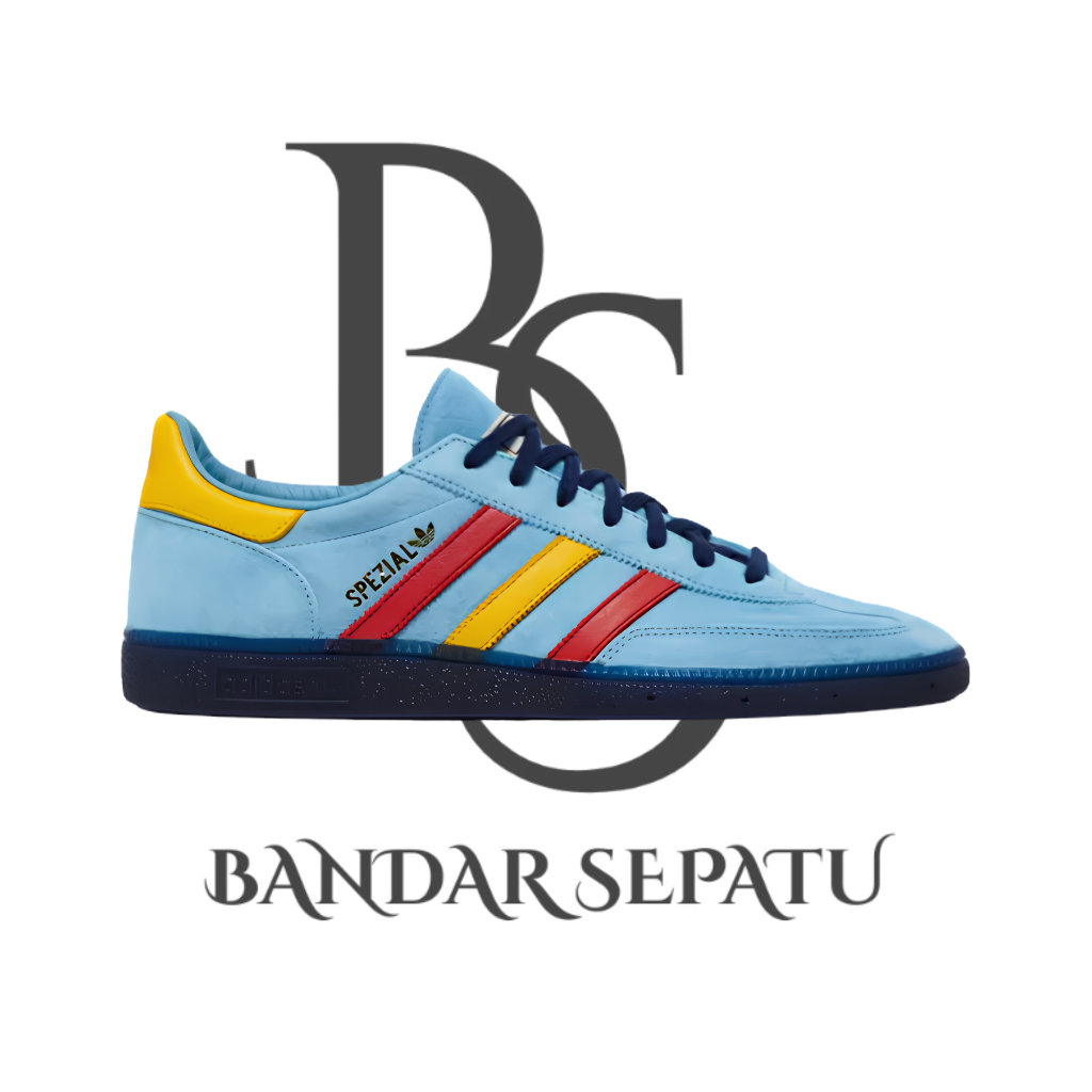 Sepatu Adidas Spezial X END Bauhaus Blue Team Yellow Red