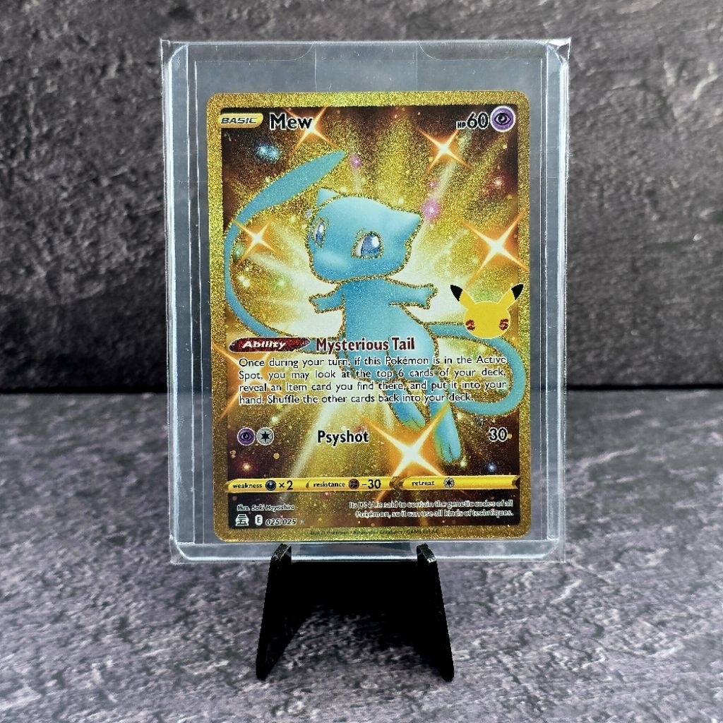 Kartu Pokemon Mew 25th Anniversary Celebration English Original