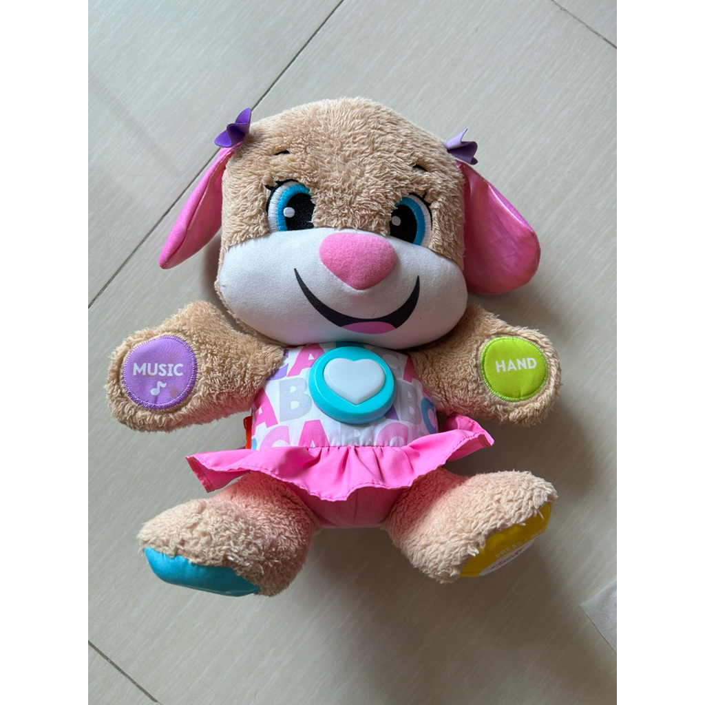 Fisher Price Laugh & Learn Puppy Interactive Boneka Edukasi Bayi