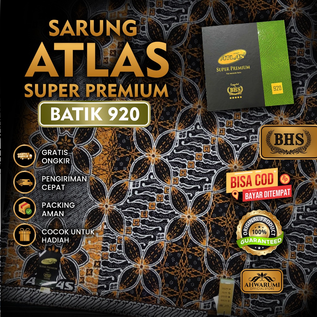Atlas Super Premium Gold 920 Batik Motif BHS