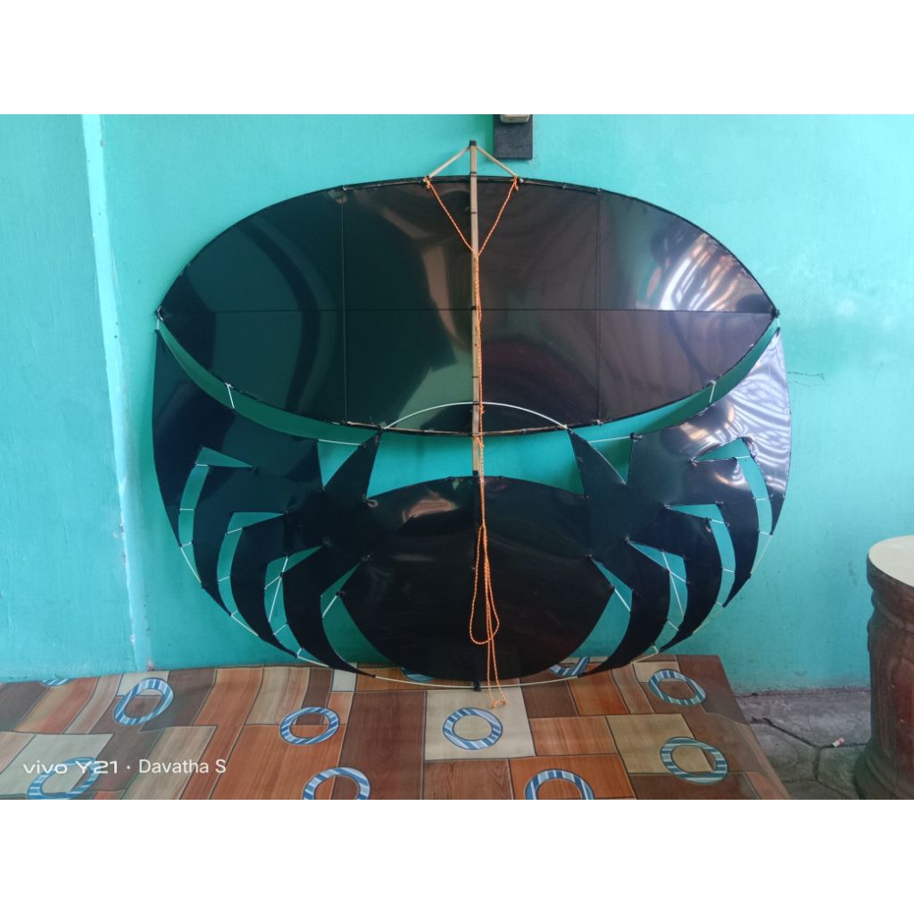 Layangan Ram raman Spider Full Bambu