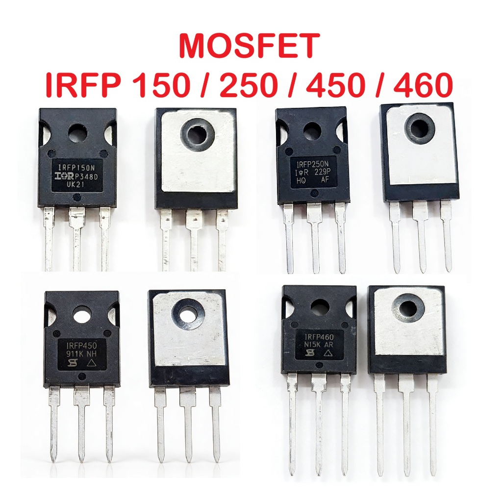 MOSFET IRFP 150 / 250 / 450 / 460 N IOR TRANSISTOR IRFP150 IRFP250 IRFP450 IRFP460 KUALITAS TINGGI O