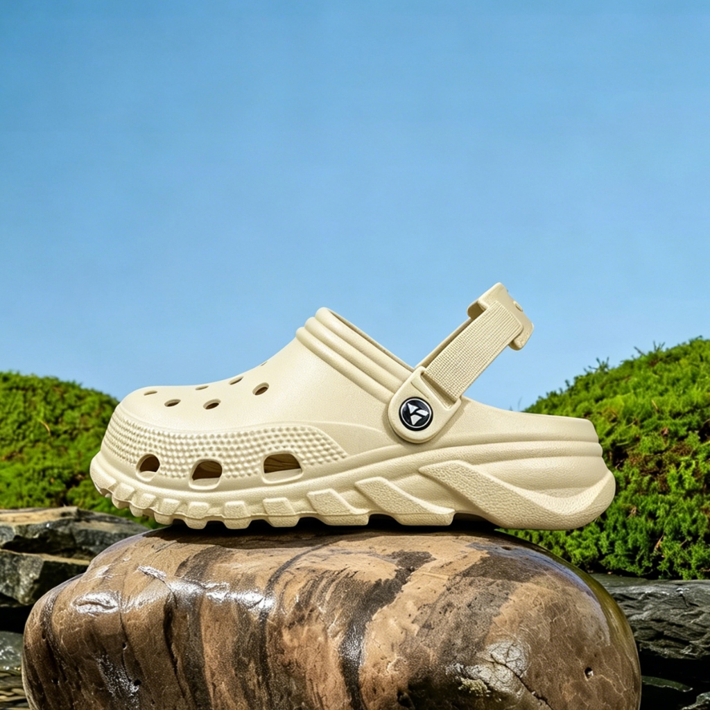 DertA Sandal Kodok Baim Pria Sendal Duet Max Clog Waterproof Anti Slip EVA Ringan Fashion Cowok  siz
