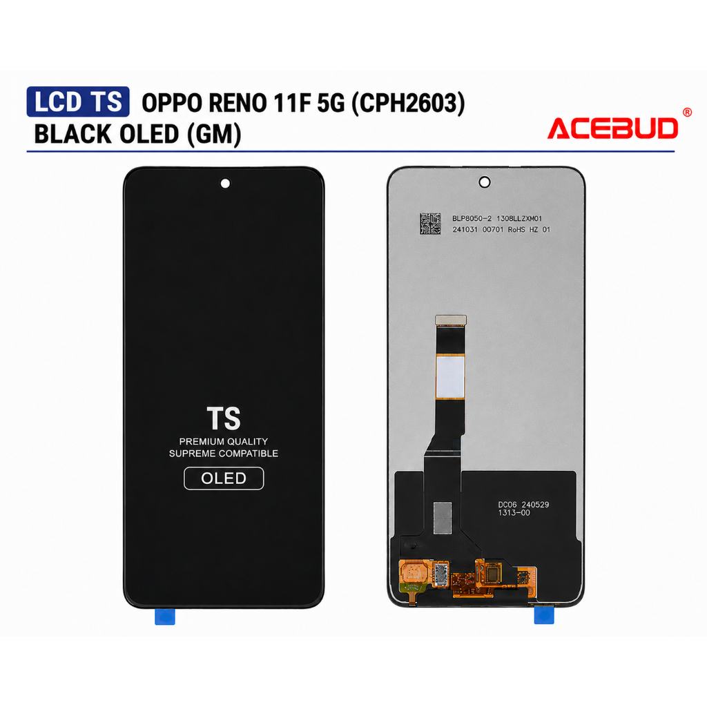 LCD TOUCHSCREEN OPPO RENO 11F 5G (CPH2603) BLACK  OLED GM