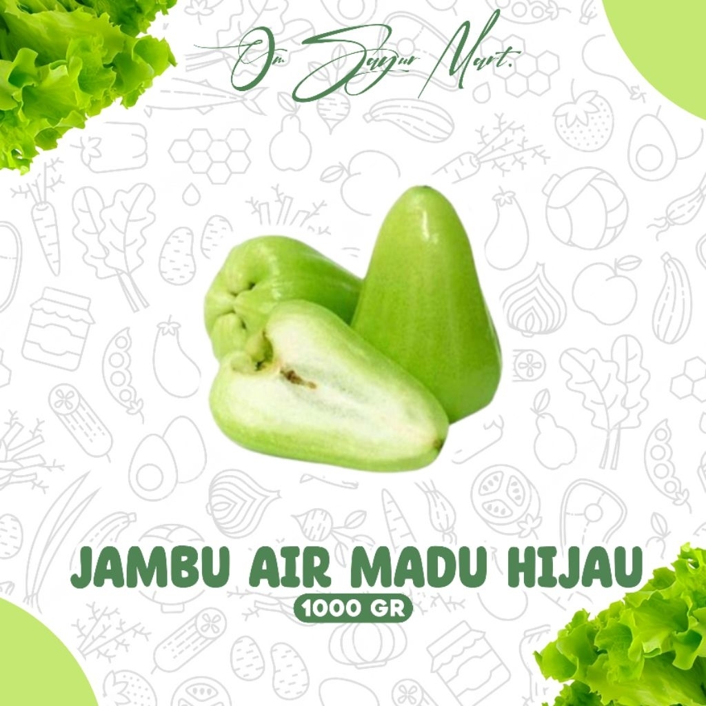 Jambu air madu hijau 1kg (Fresh Fruits)