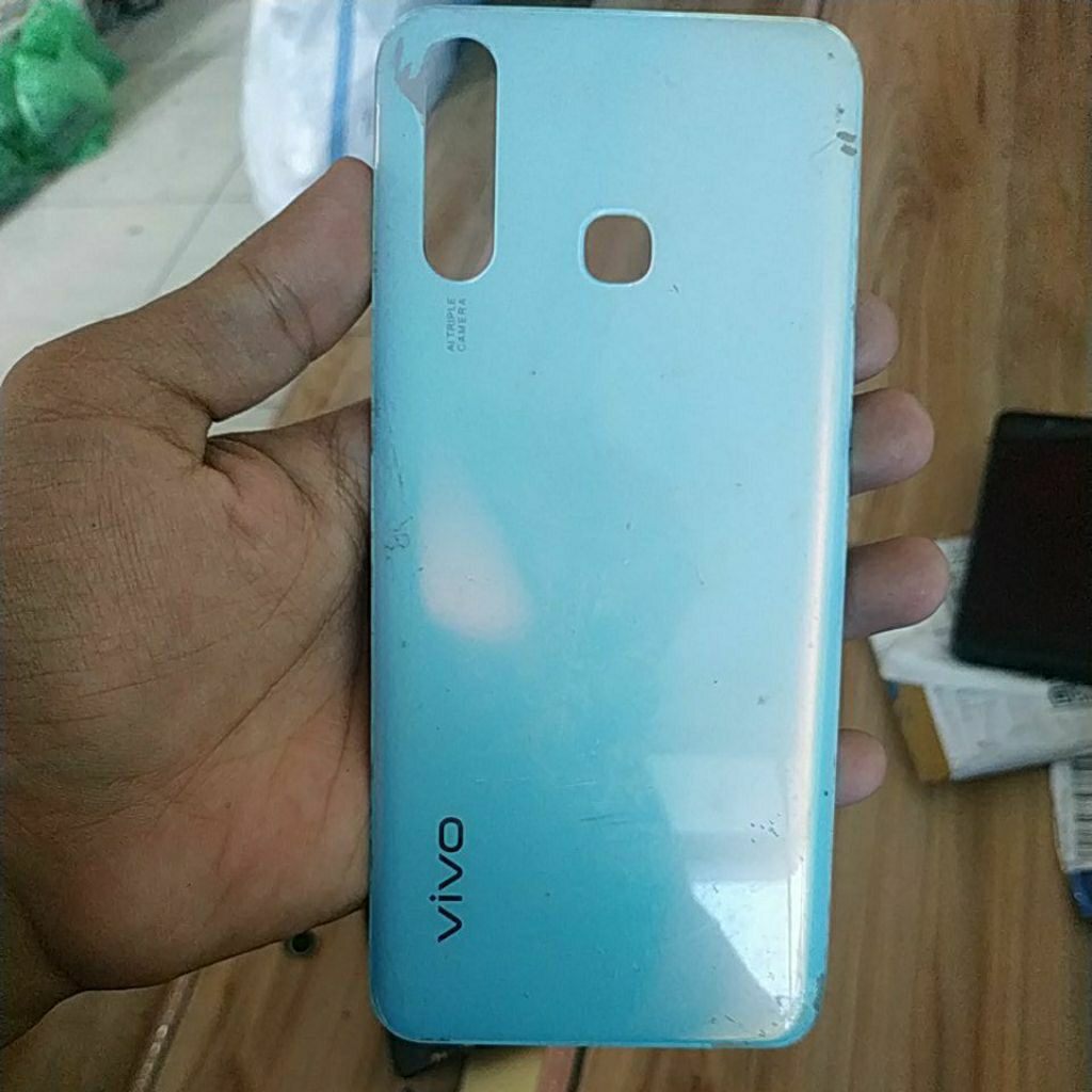 backdoor bekas Vivo y19 tanpa fingerprint tanpa kaca kamera fisik sesuai gambar