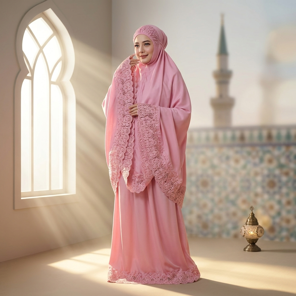Mukena Dewasa Khodijah Mukenah Khadijah Jumbo Premium