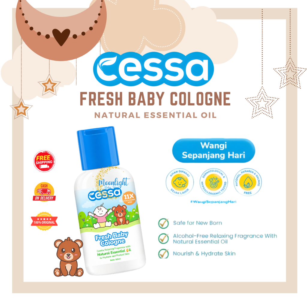 Cessa Fresh Baby Cologne 100ml - Perfume Bayi