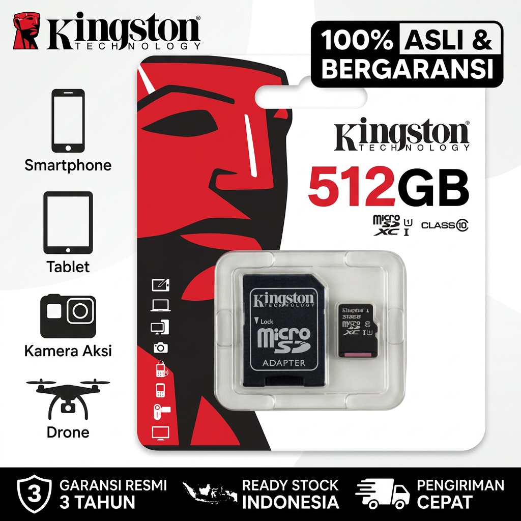 Kingston SDCS2 Memory Card hp CanvasSelect Plus Micro SD card 128GB 256GB 512GB 1TB 2TB TF Card Clas