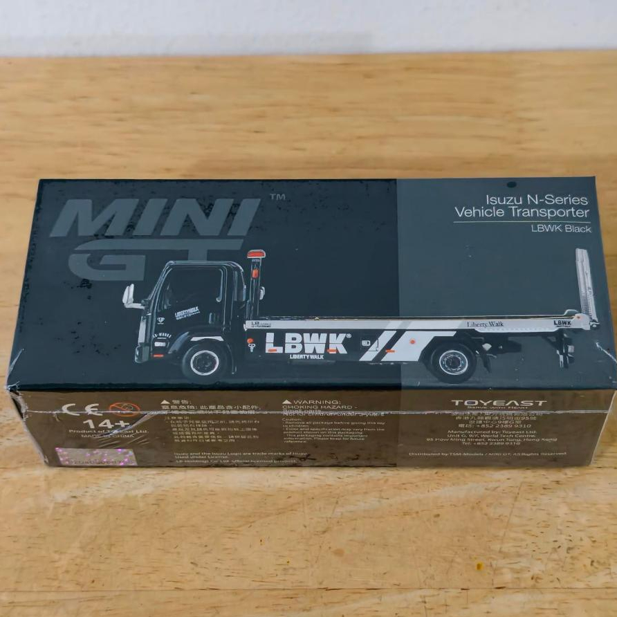 MiniGT 292 Isuzu N-Series Vehicle Transporter LBWK Black MGT Mini GT