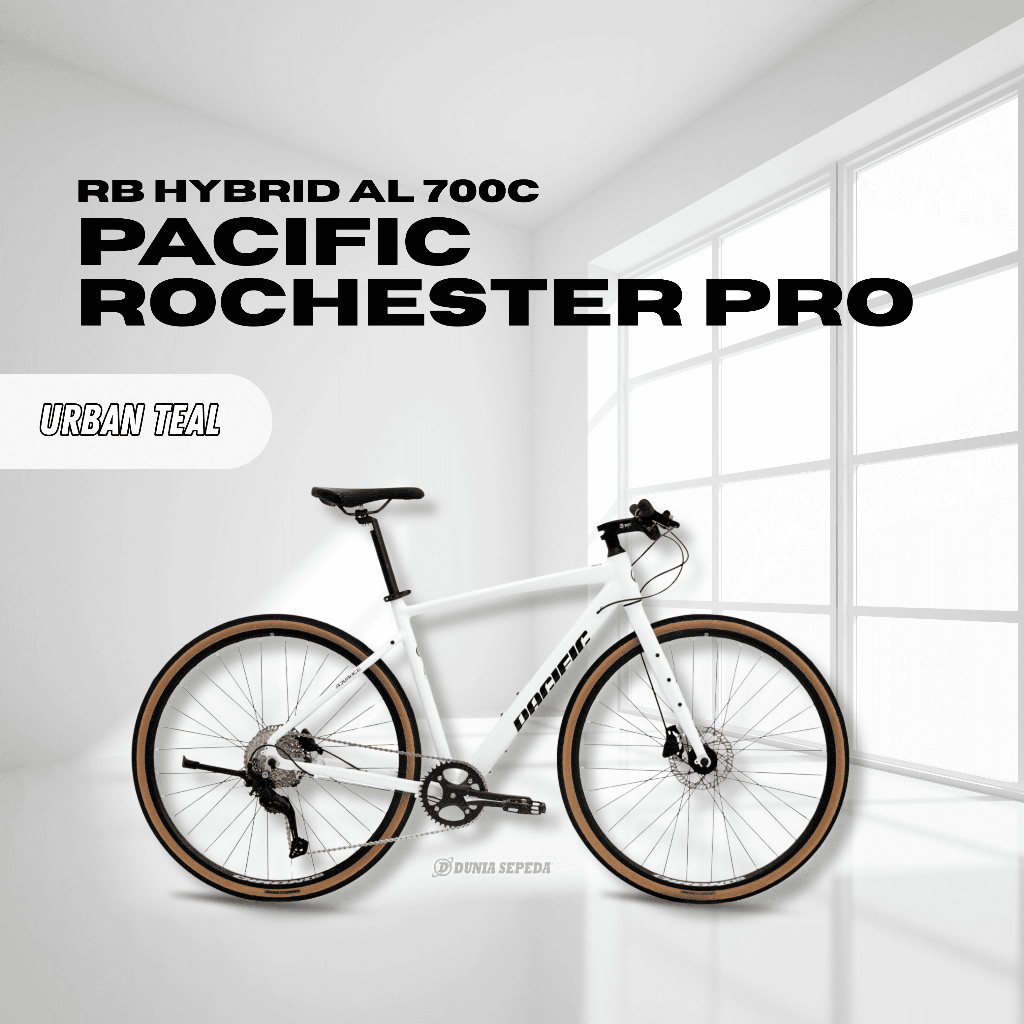 Sepeda Pacific Rochester Pro 700C Alloy 6061 Hybrid - Sepeda Hybrid Gravel 700c Pacific Rochester Pr