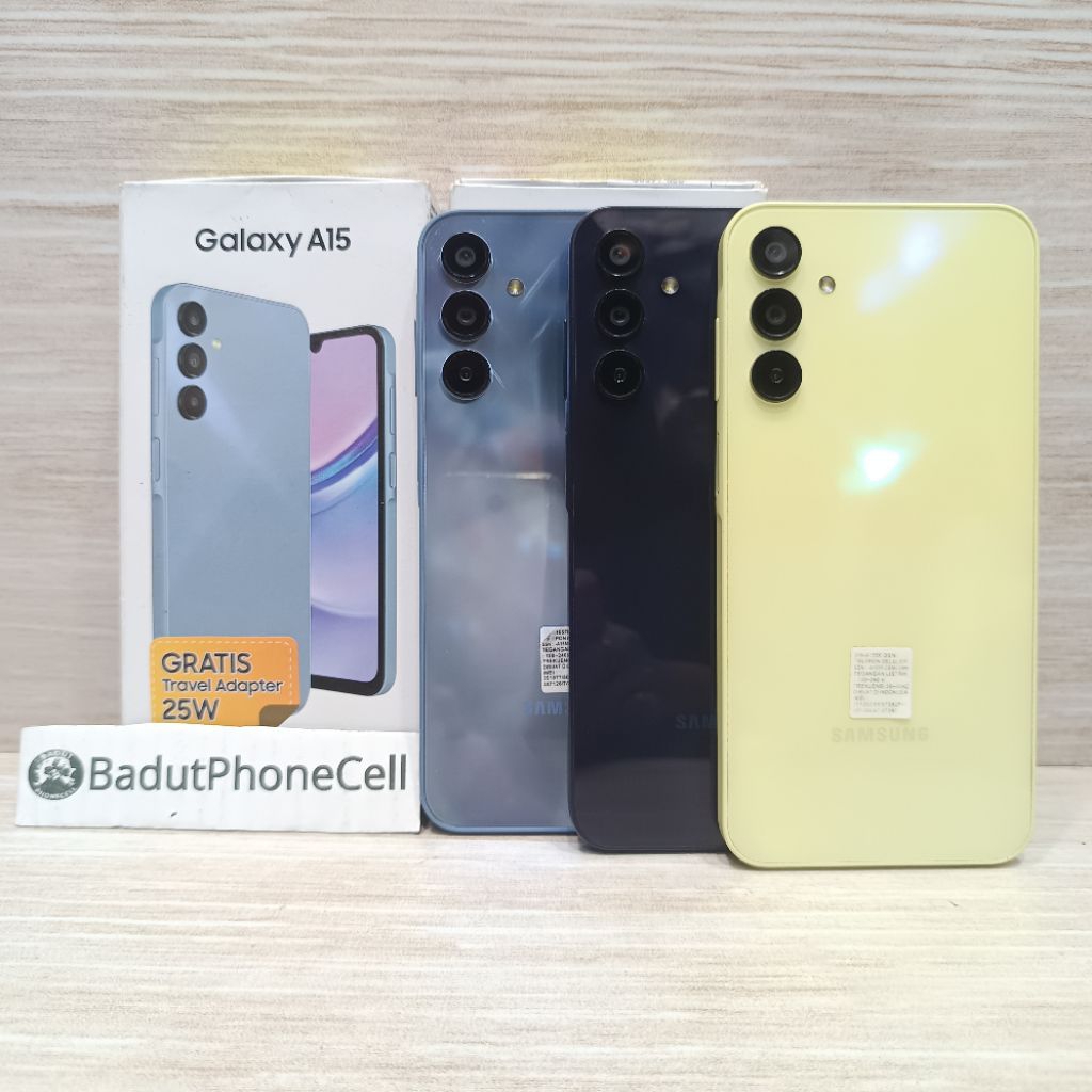 SAMSUNG A15 4G 8/256GB 8/128GB HANDPHONE SECOND BEKAS FULLSET