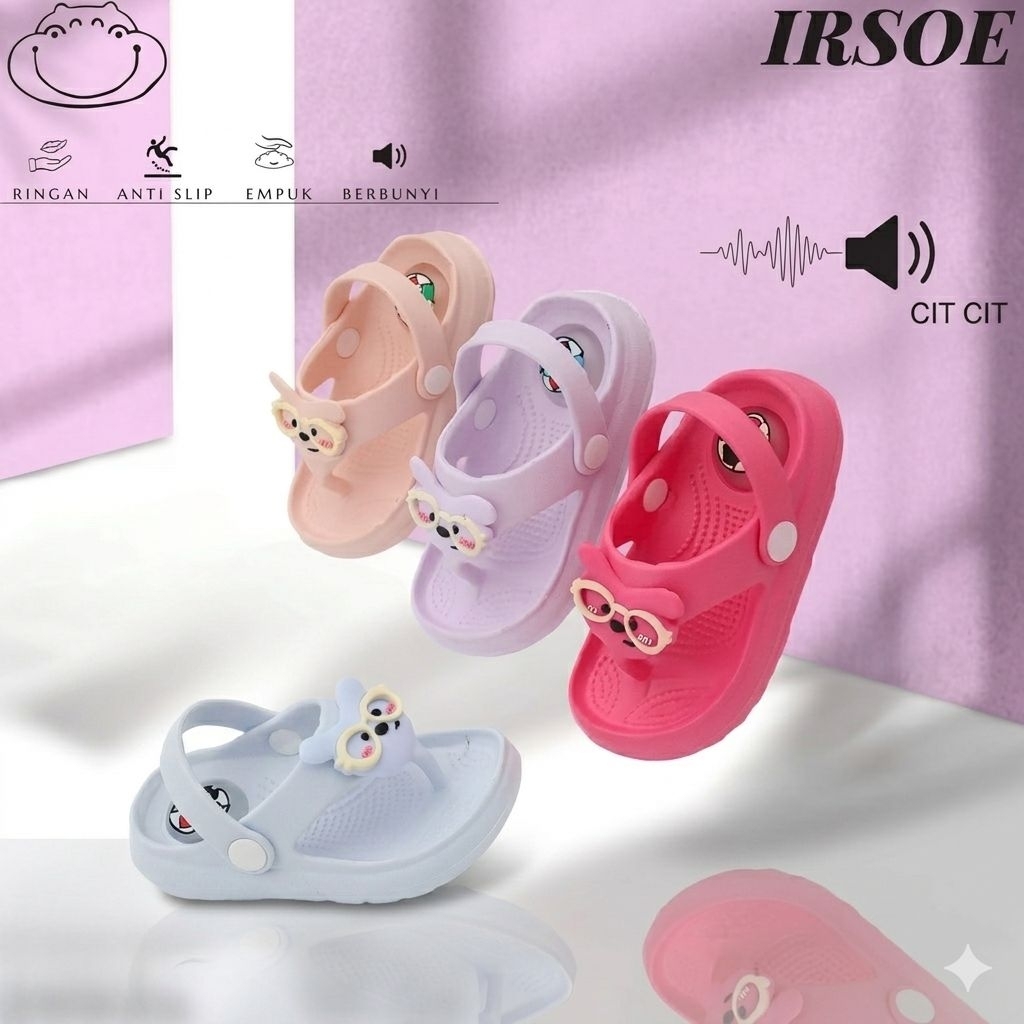 Sandal Jepit Anak Bayi Perempuan Irsoe Bunyi CitCit
