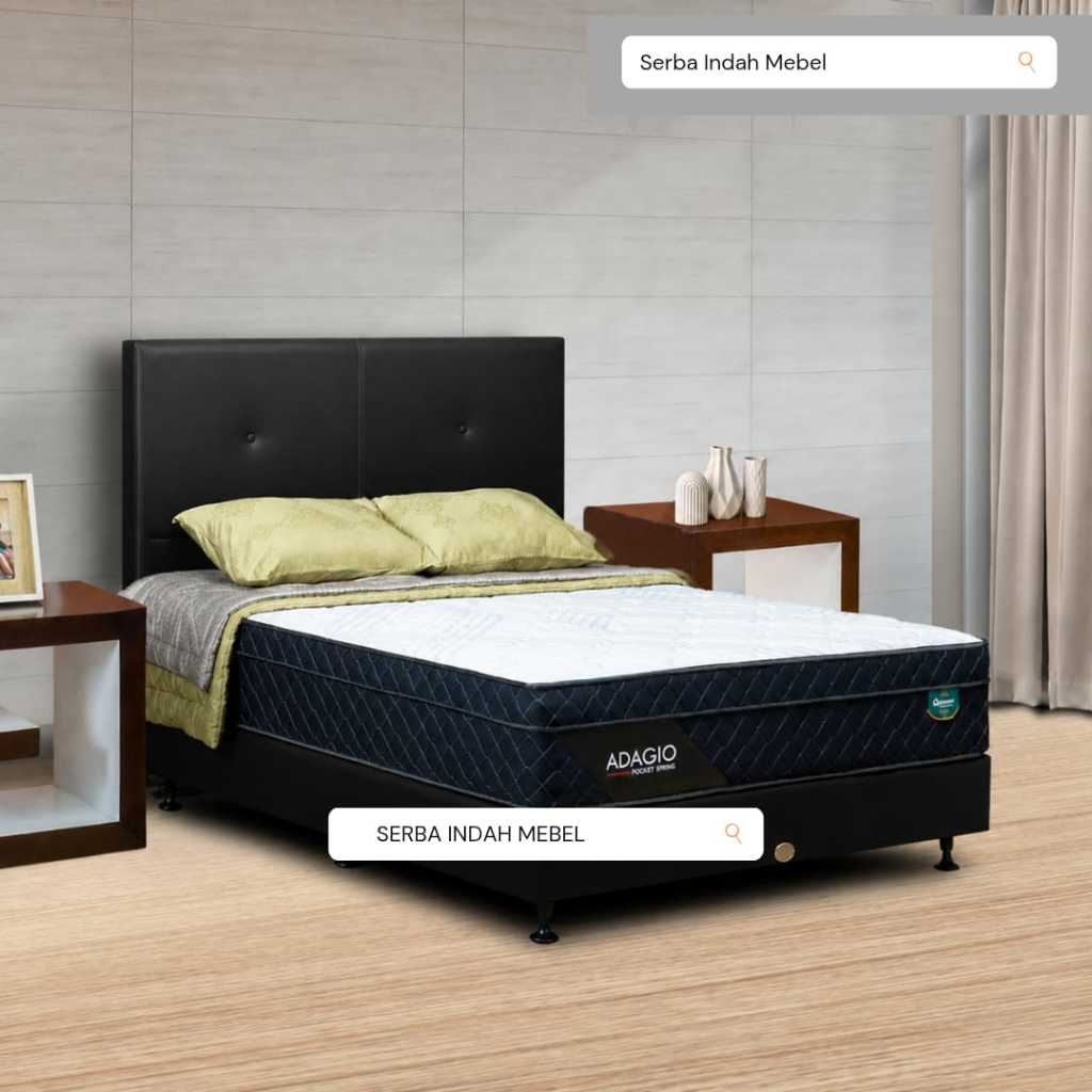 springbed guhdo adagio pocket plushtop  ukuran 90 × 200 100 × 200 120 × 200 140 × 200 160 × 200 180 
