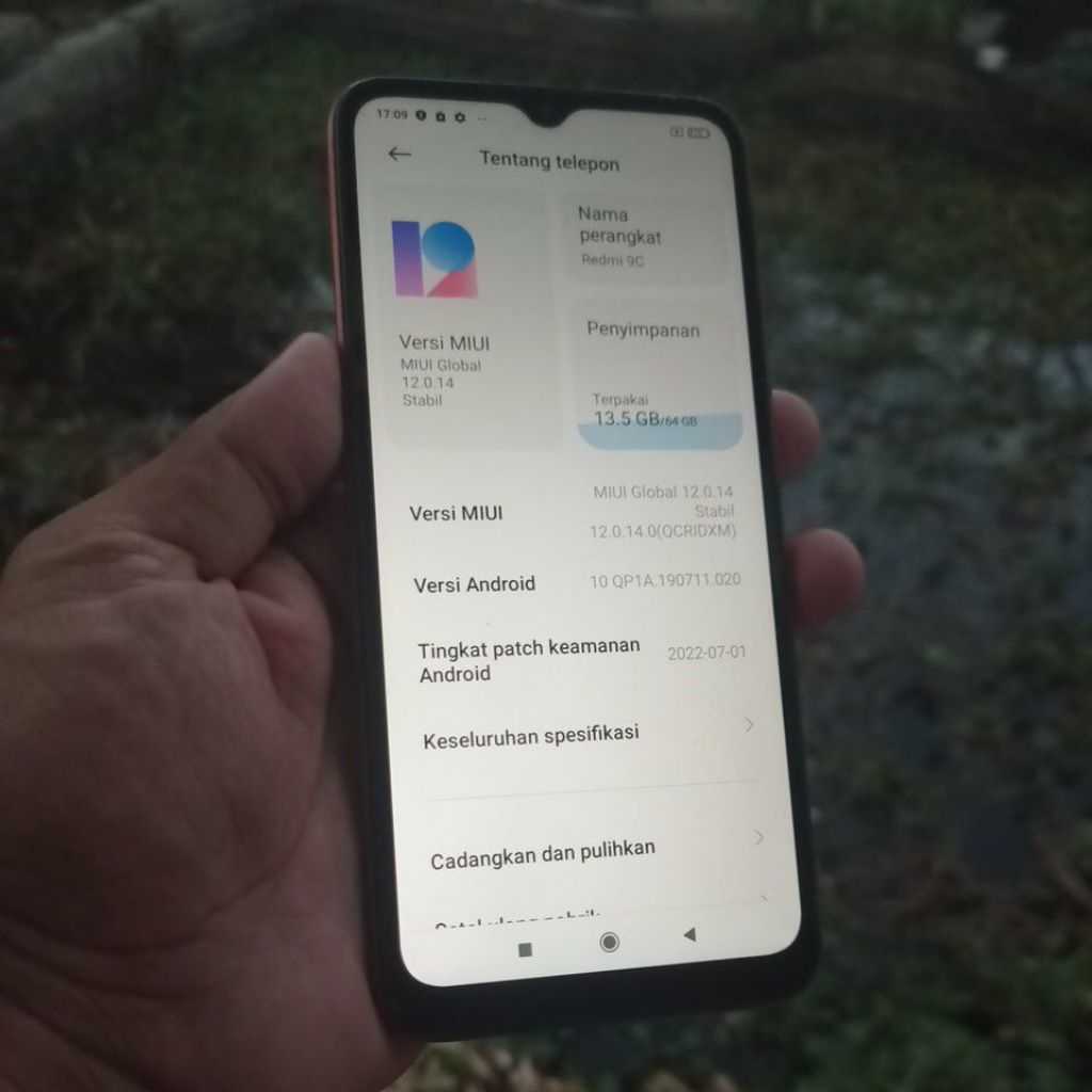 Redmi 9C ram4 / 64GB