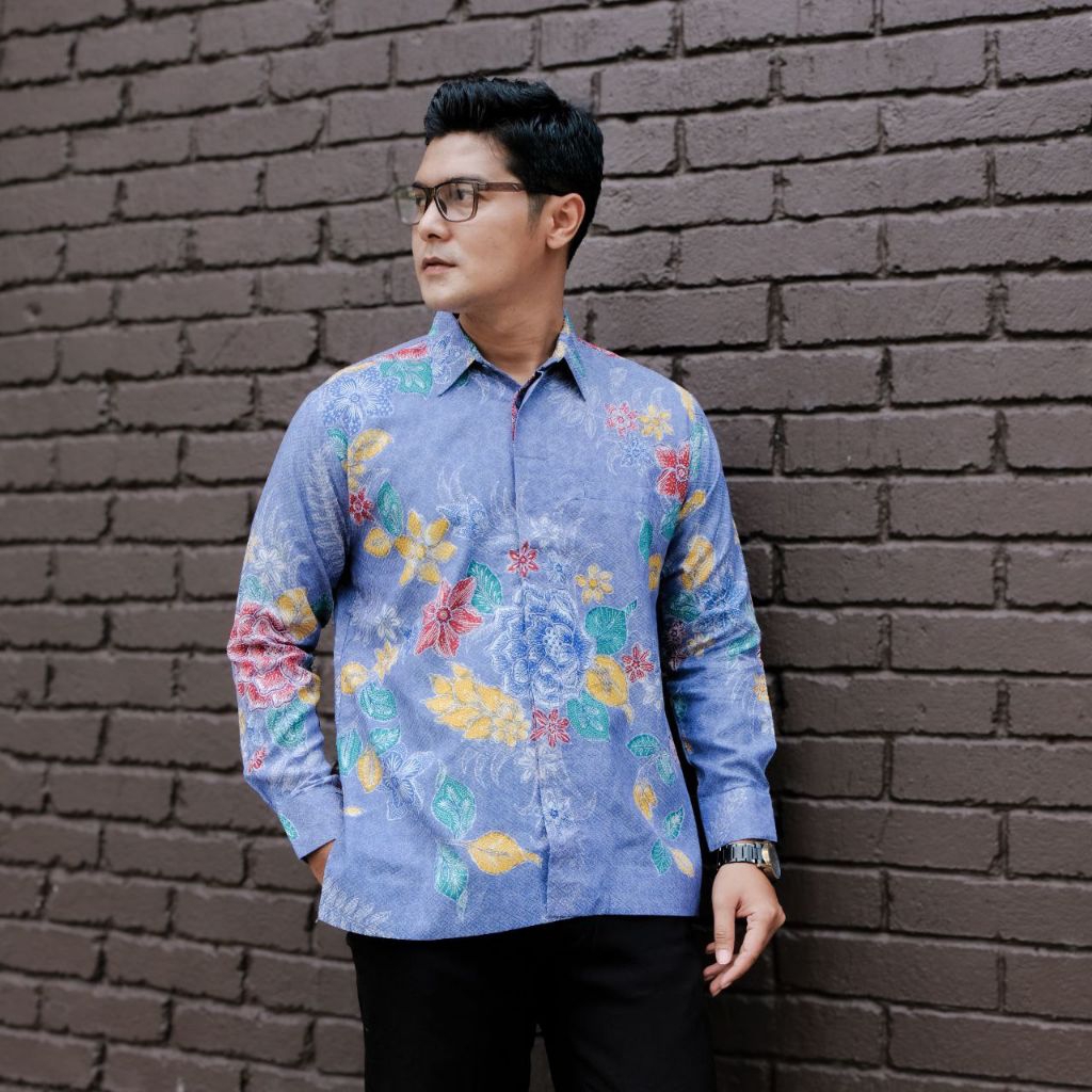 kemeja batik tulis bahan kain dobby premium/kemeja batik tulis pria/ kemeja batik tulis/kemeja batik