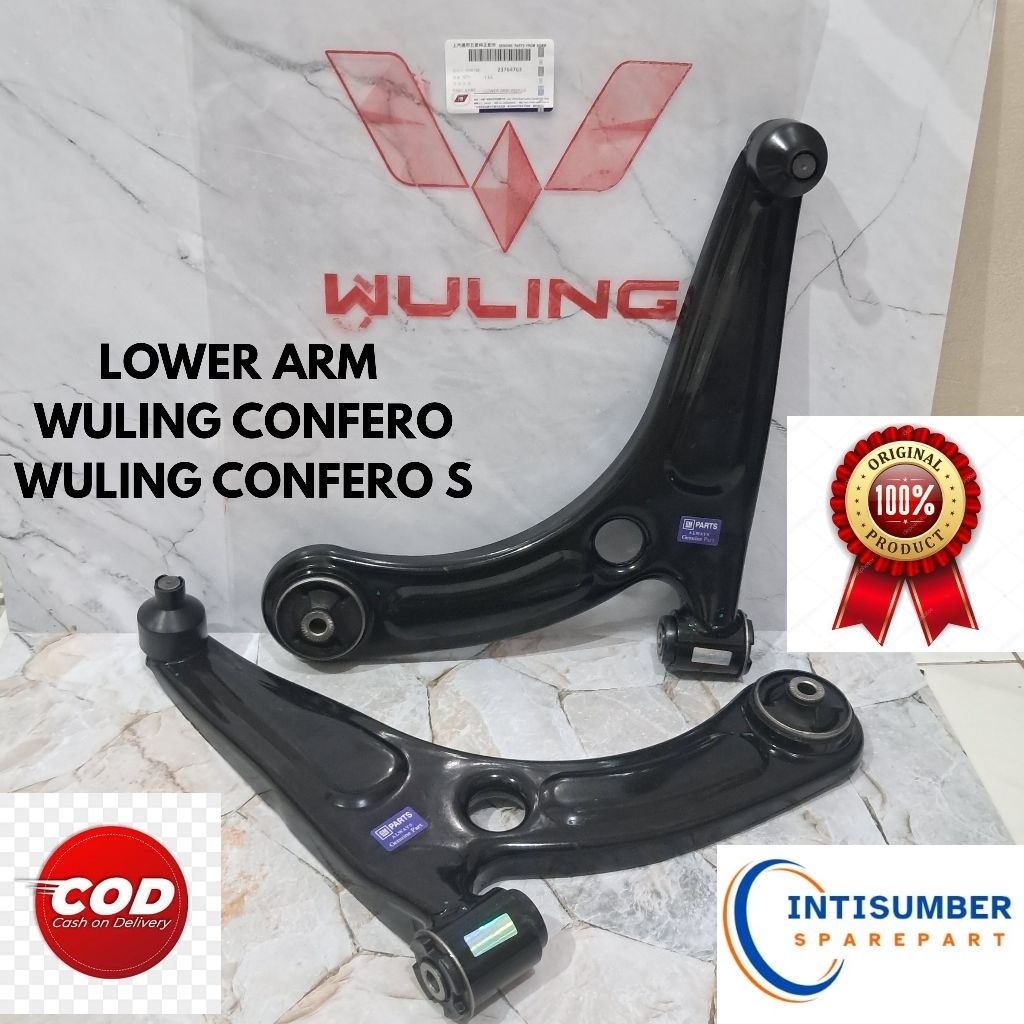 LOWER ARM SAYAP BAWAH 1 SET KANAN DAN KIRI WULING CONFERO CONFERO S BALL JOINT BUSHING TYPE WULING O