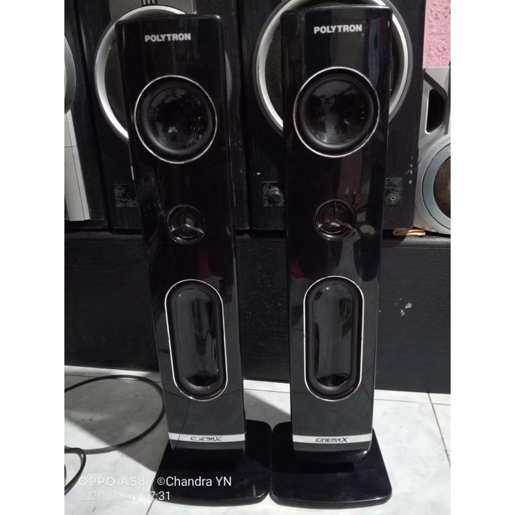 Speaker tower pasif tv 32 series. normal. harga sepasang