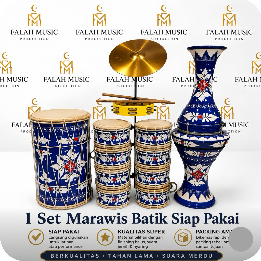Fullset Marawis Batik Sablon Logo Grup