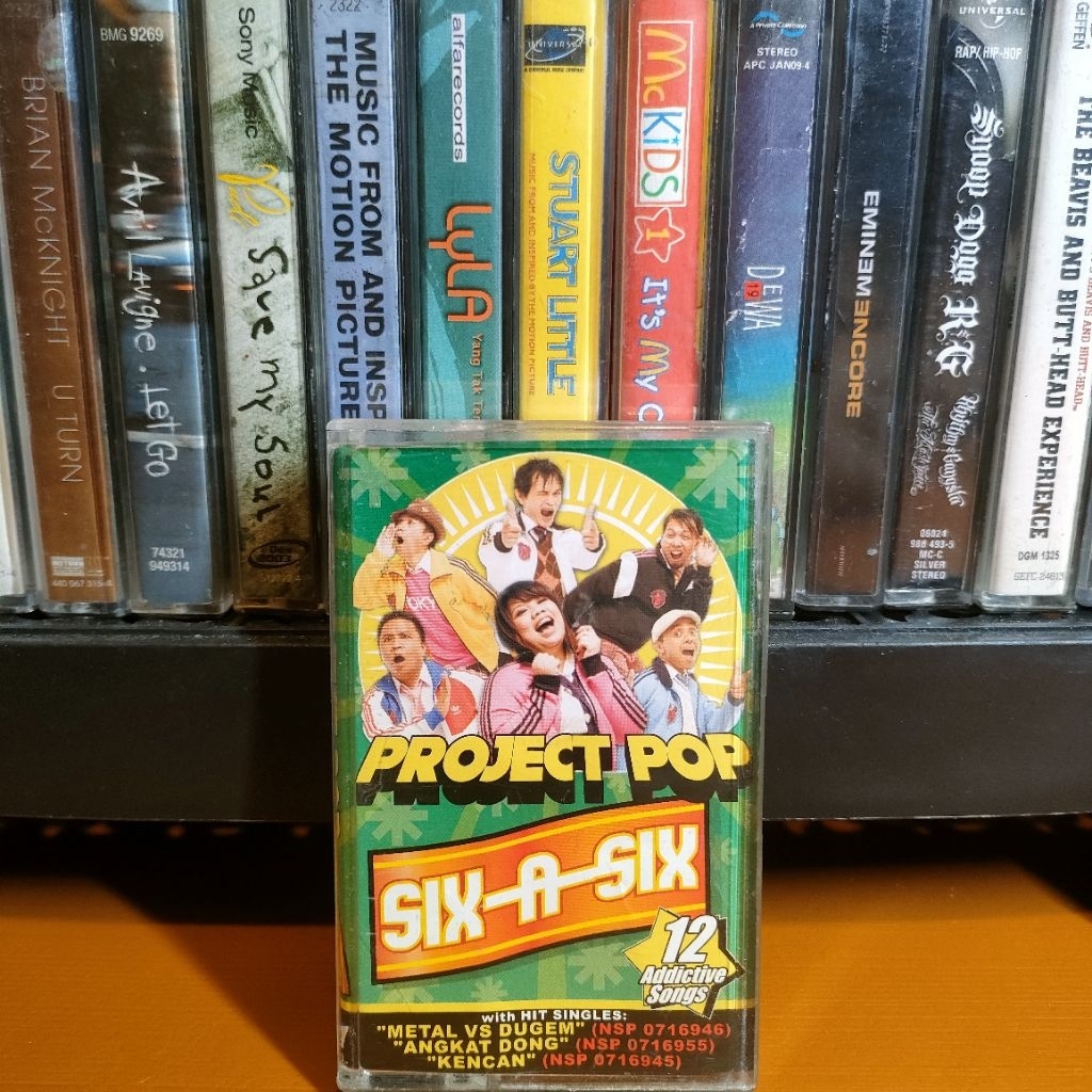 Kaset Pita Project Pop Six A Six Metal VS Dugem bagus kaku