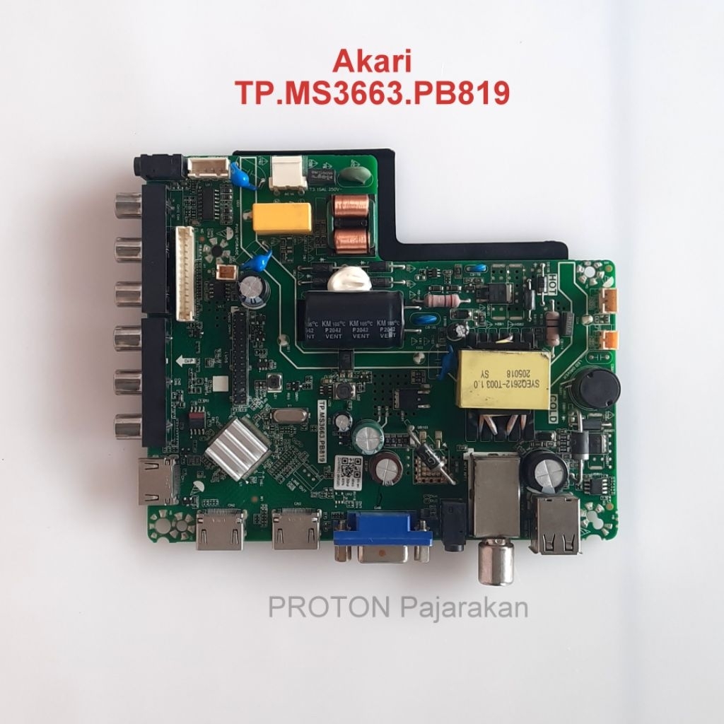 Mainboard LED TV Akari LE-32V99T2 LE 32V99T2 Matherboard LCD TP.MS3663.PB819 Mobo Ace AIWA 32 LTV-32