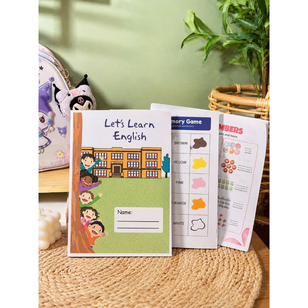 50 Lembar Worksheet Pembelajaran Bahasa Inggris Untuk TK PAUD SD Menarik Anak Anak dan Menyenangkan