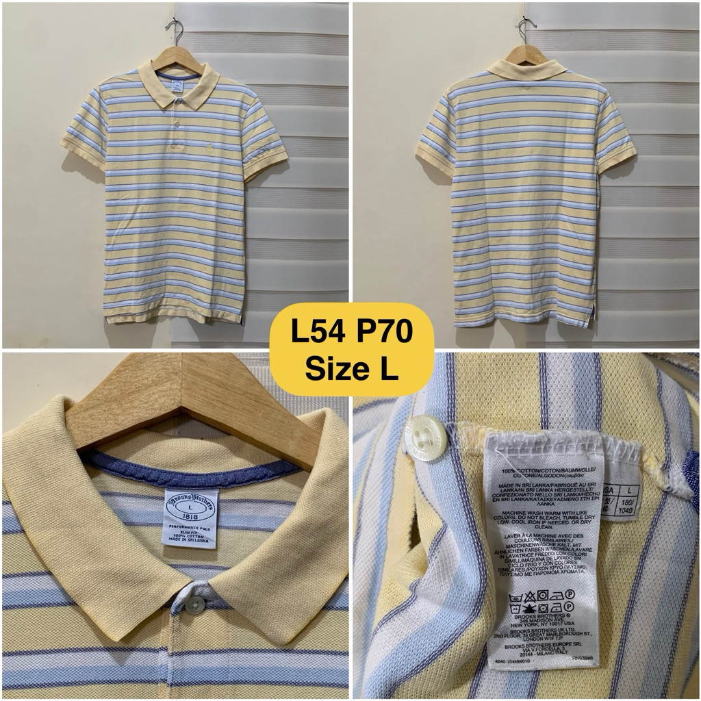 Poloshirt Brooks Brothers Salur Original