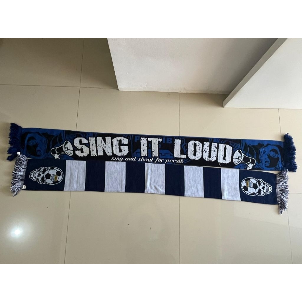 Scarf / Syal Persib Bandung Import Made in Polandia