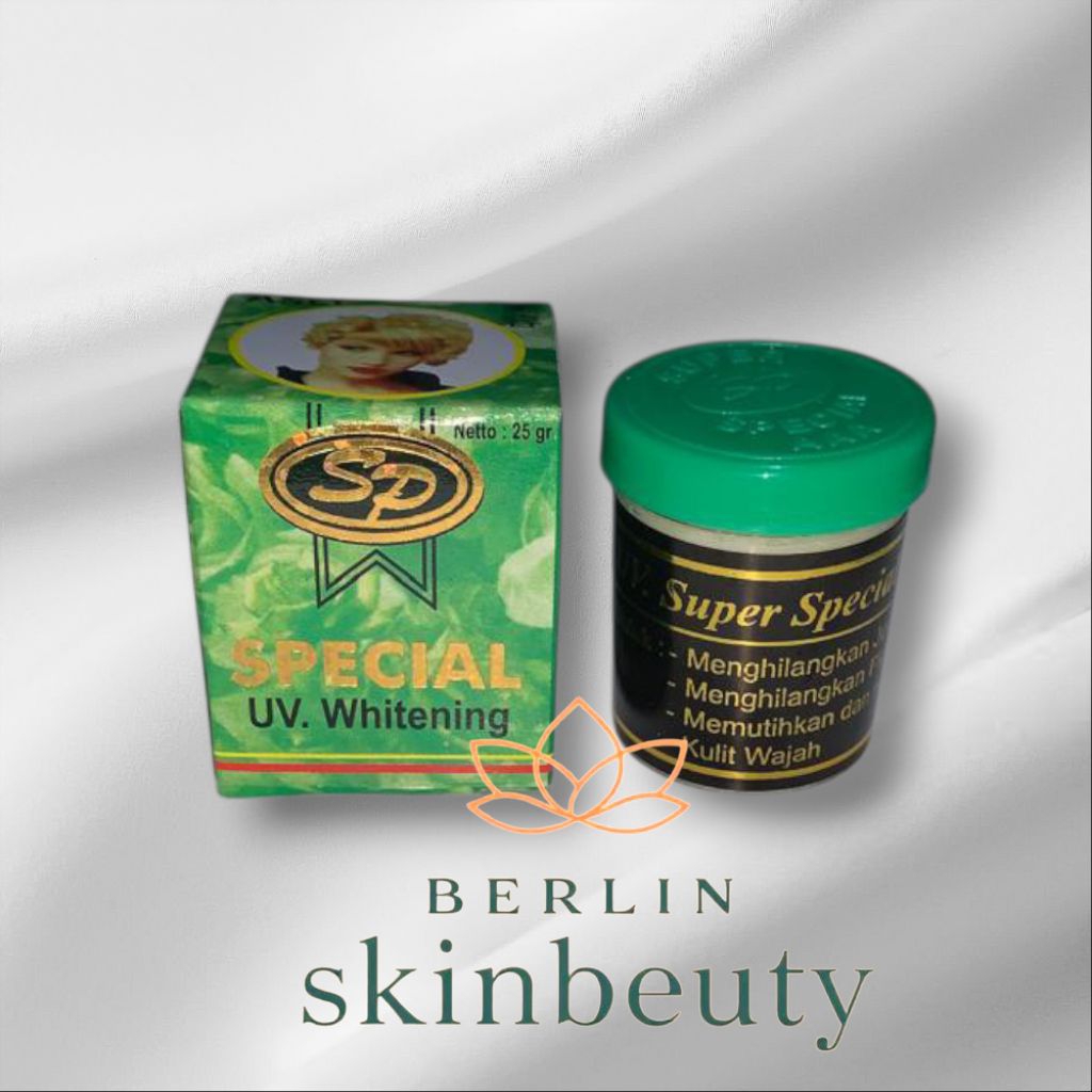 Cream SP Hijau Special UV Whitening Asli Siang Malam harga satuan