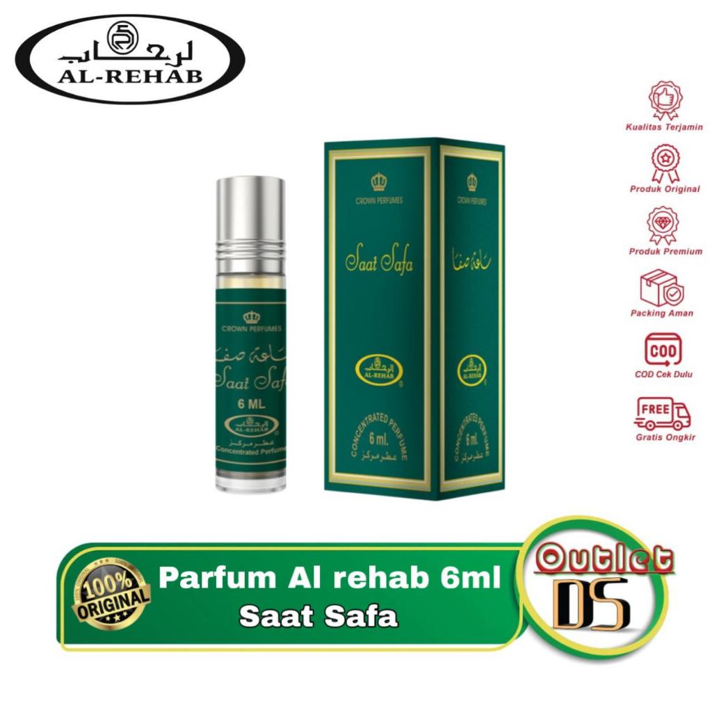 Parfum Al rehab Original Saat Safa 6ml | Parfum Minyak Wangi Arab | Alrehab Arrehab