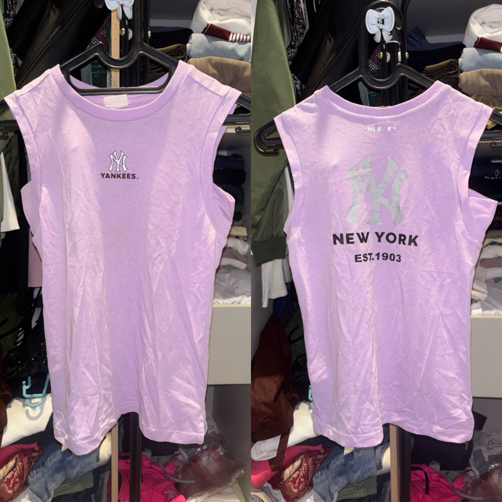 Preloved_Atasan Kaos Mlb Or1 kutung (Cek Deksripsi)