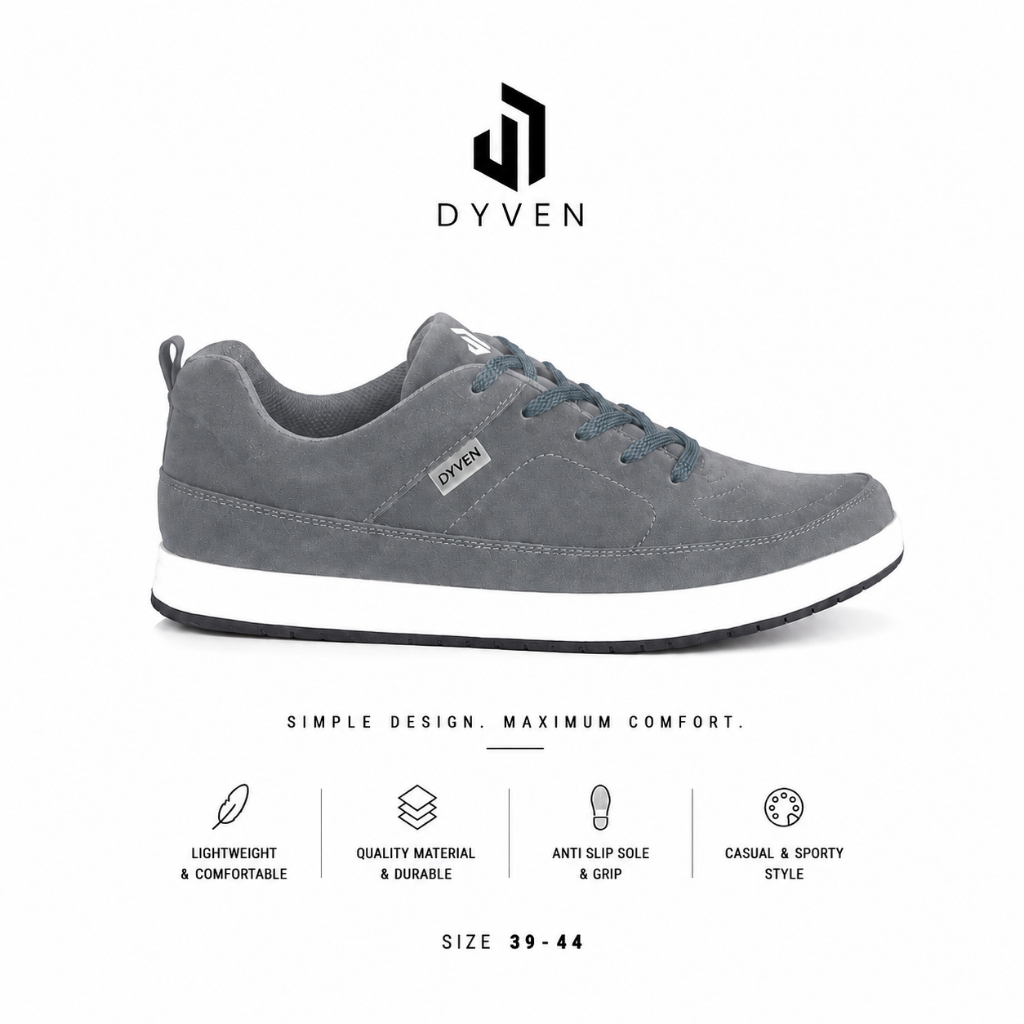 Sepatu Sneakers Pria Original Casual With Sol TPR Sepatu Kets Snekers Cowok Dewasa Kasual