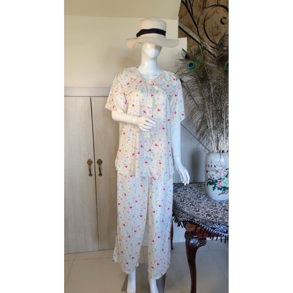 piyama wanita kekinian, rayon premium model kekinian