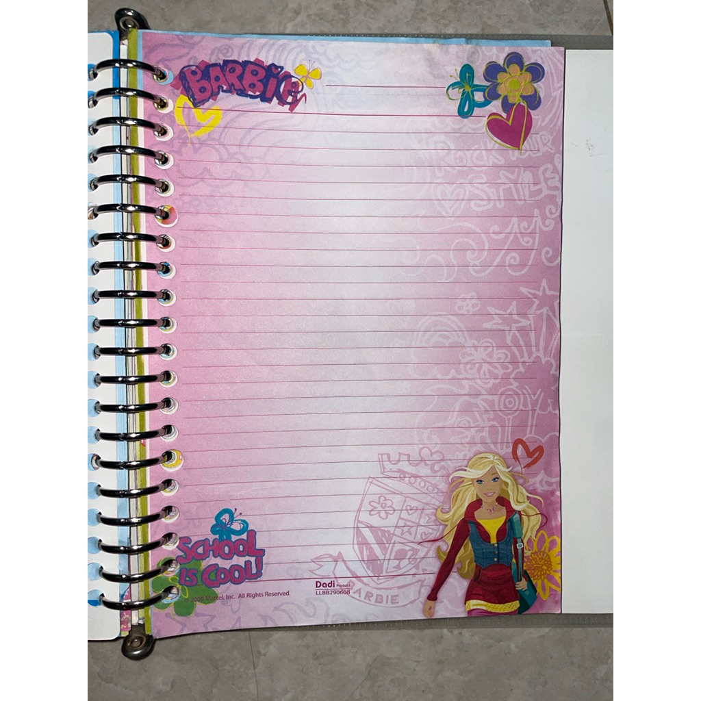 Kertas Binder File Barbie Collection