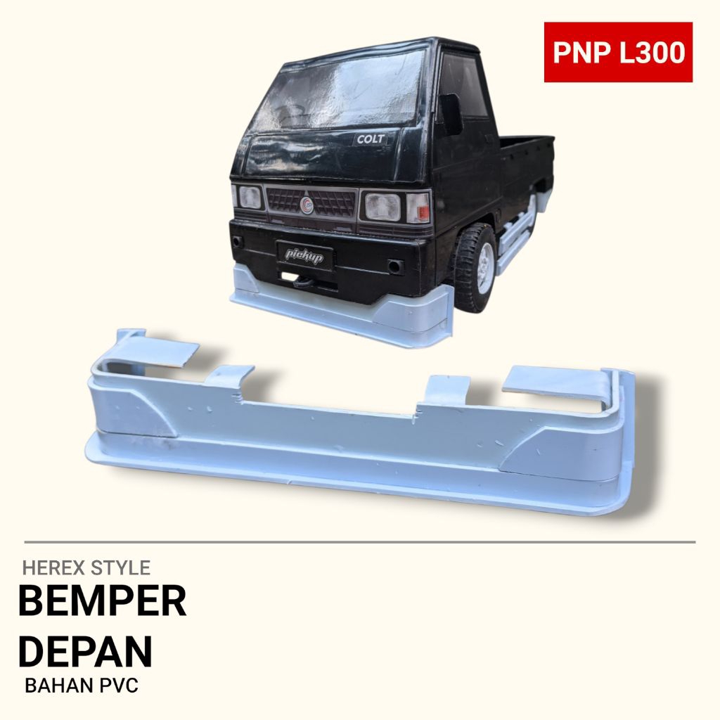 Bemper Depan Miniatur Mobil Pickup PNP Mitsubishi L300