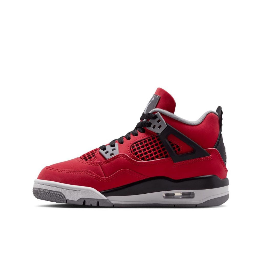 Nike Air Jordan 4 Retro Sneakers Kids Fire Red Original