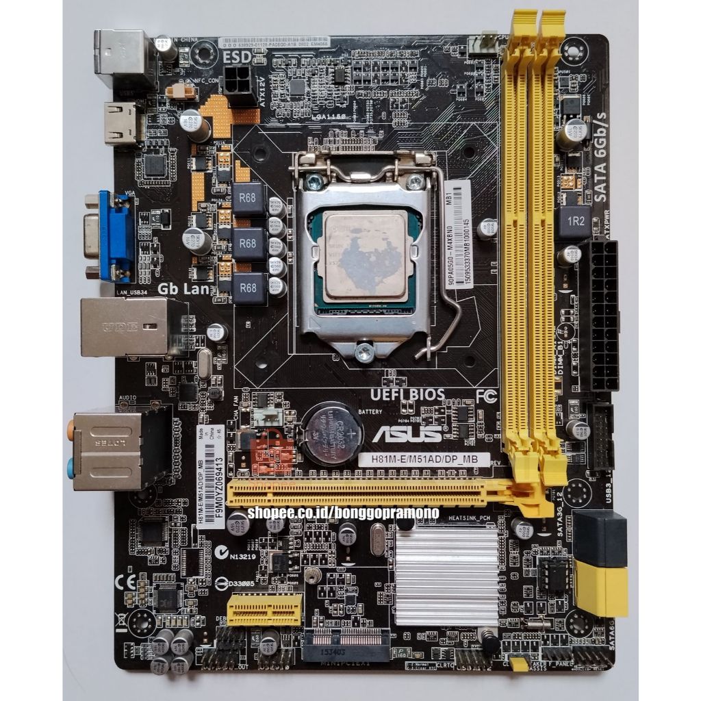 Motherboard Mainboard Asus H81M-E