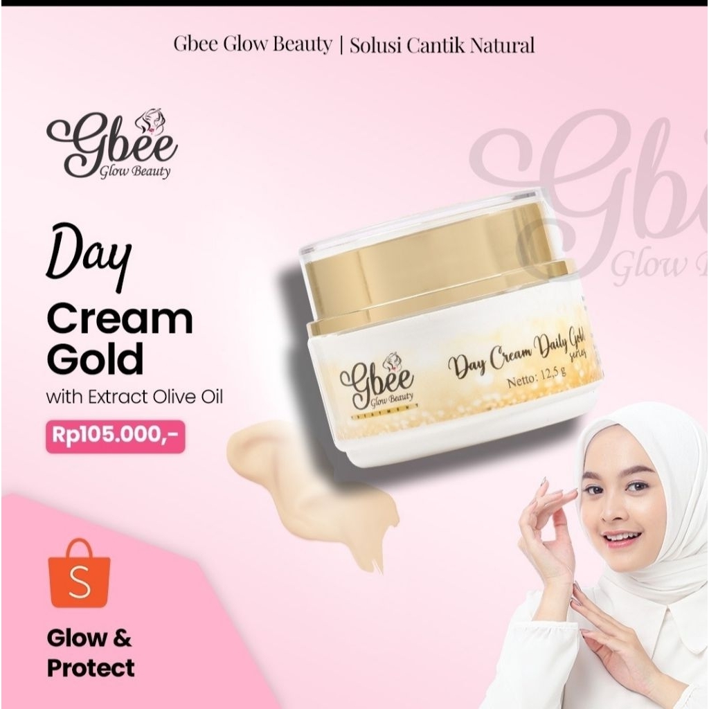 Gbee glow beauty//Day cream gold glow beauty//krim glowing