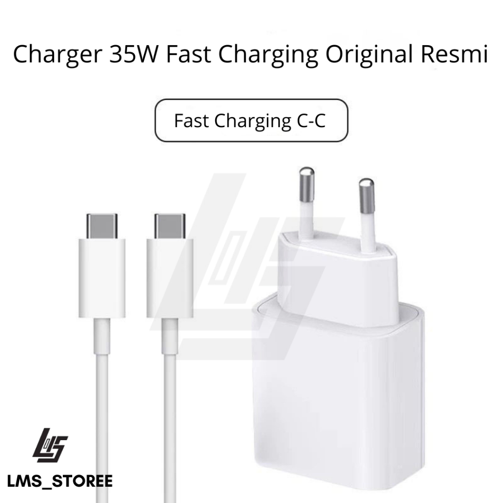 Charger Iphone Original 35W Fast ChargingKabel Type C to Type C Casan Iphone Charger Iphone Fast Cha