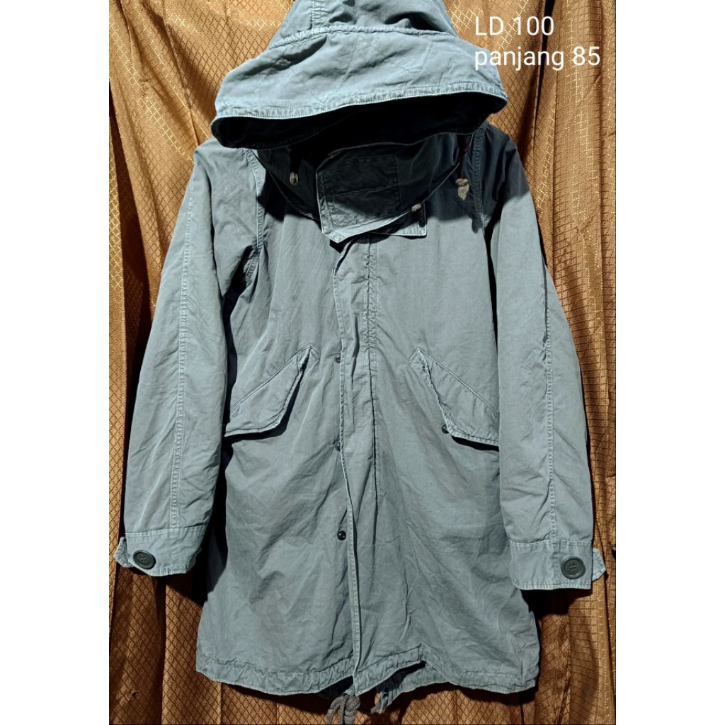 jaket vintage parka army jaket vtg jaket parka fishtail jaket winter parka fishtail jaket parka army