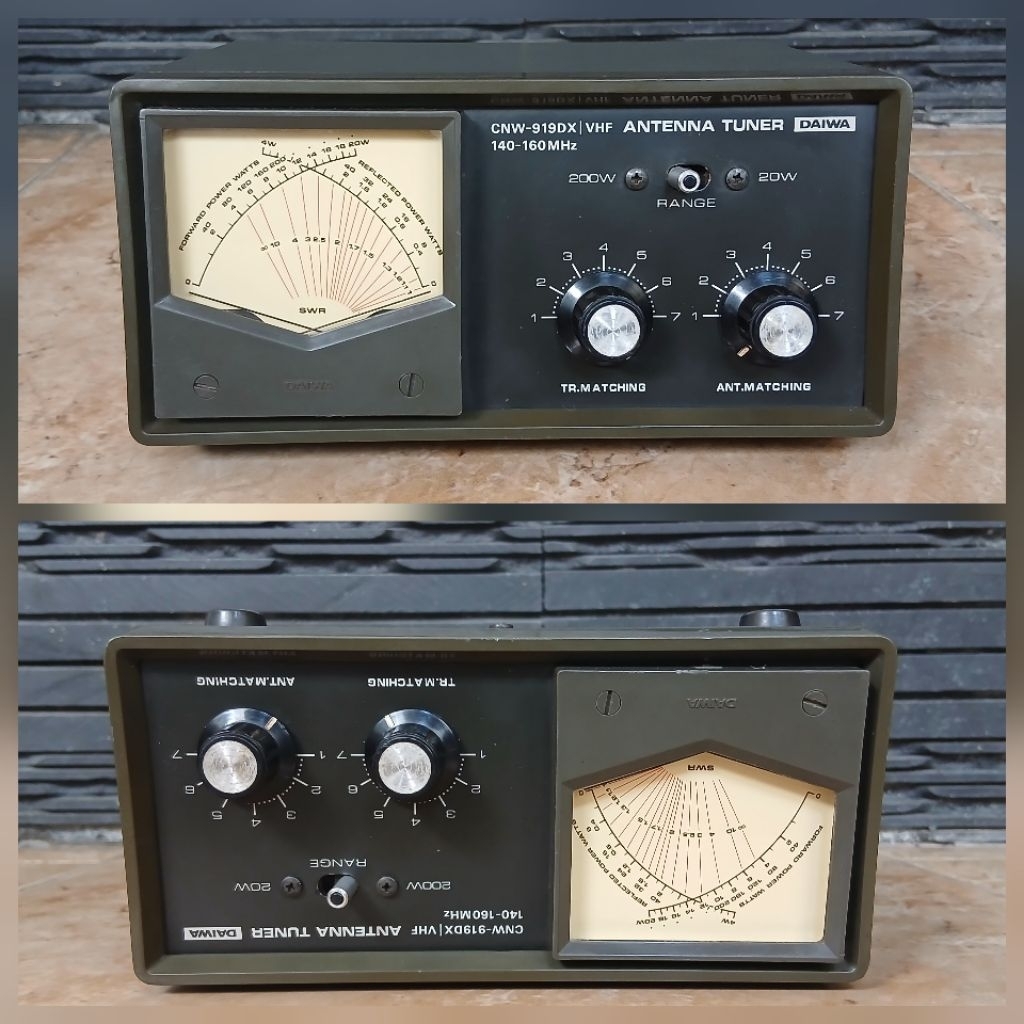 SWR TUNER DAIWA CNW-919 DX VHF-HF MULUS ORIGINAL JAPAN