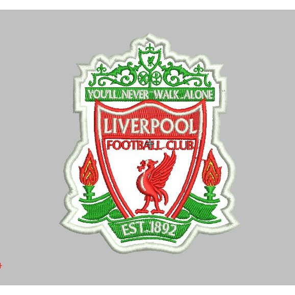 PATCH BORDIR BOLA LOGO LIVERPOOL FOOTBALL CLUB