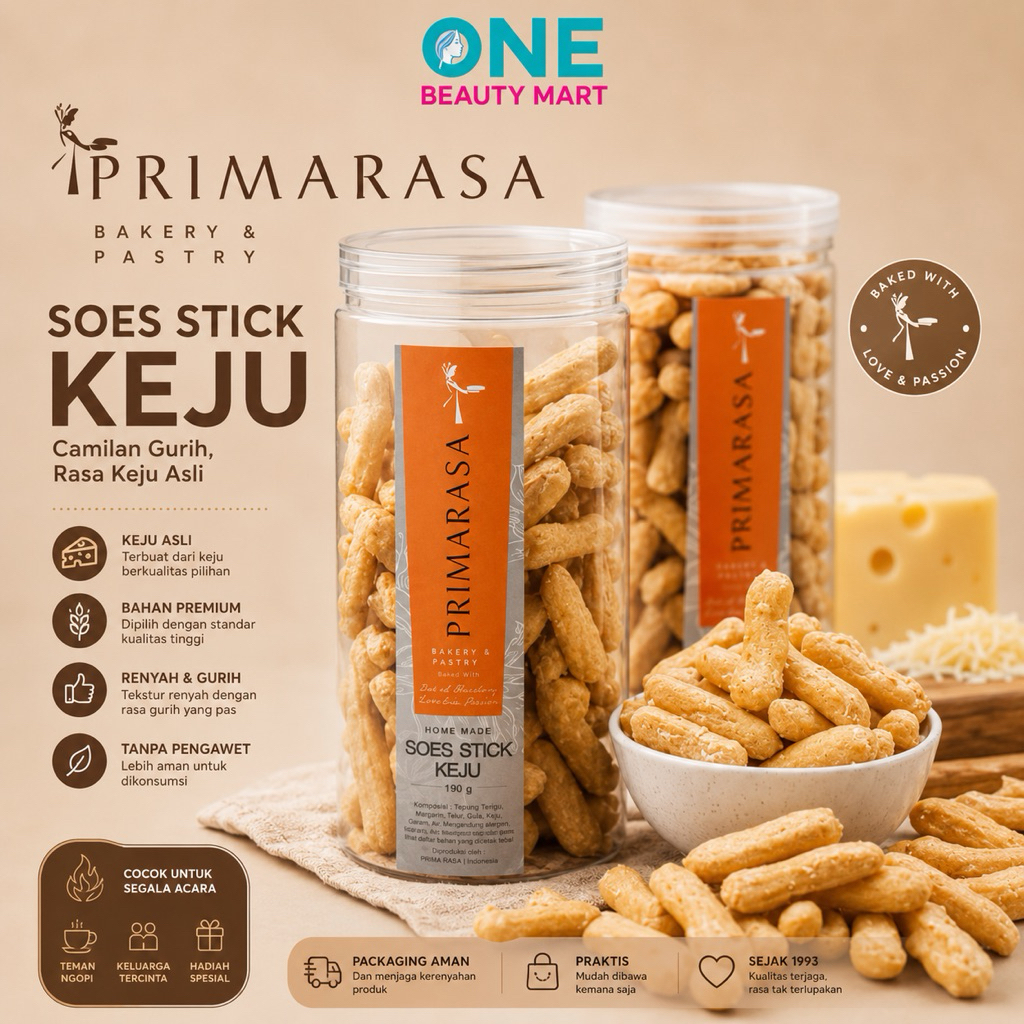 SOES STICK KEJU PRIMA RASA BANDUNG - Kue Bolen Brownies Brownis PrimaRasa