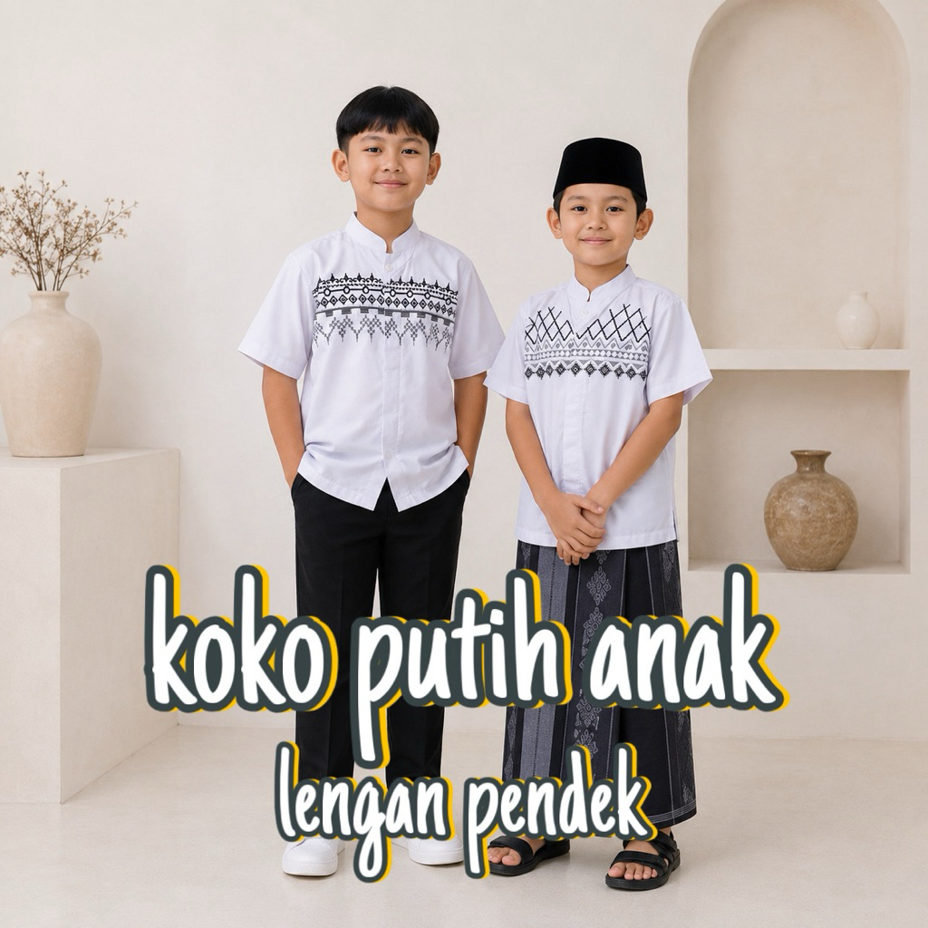 koko putih anak/ koko putih pendek/ koko putih pendek anak/ koko putih tangan lendek/ koko tangan pe