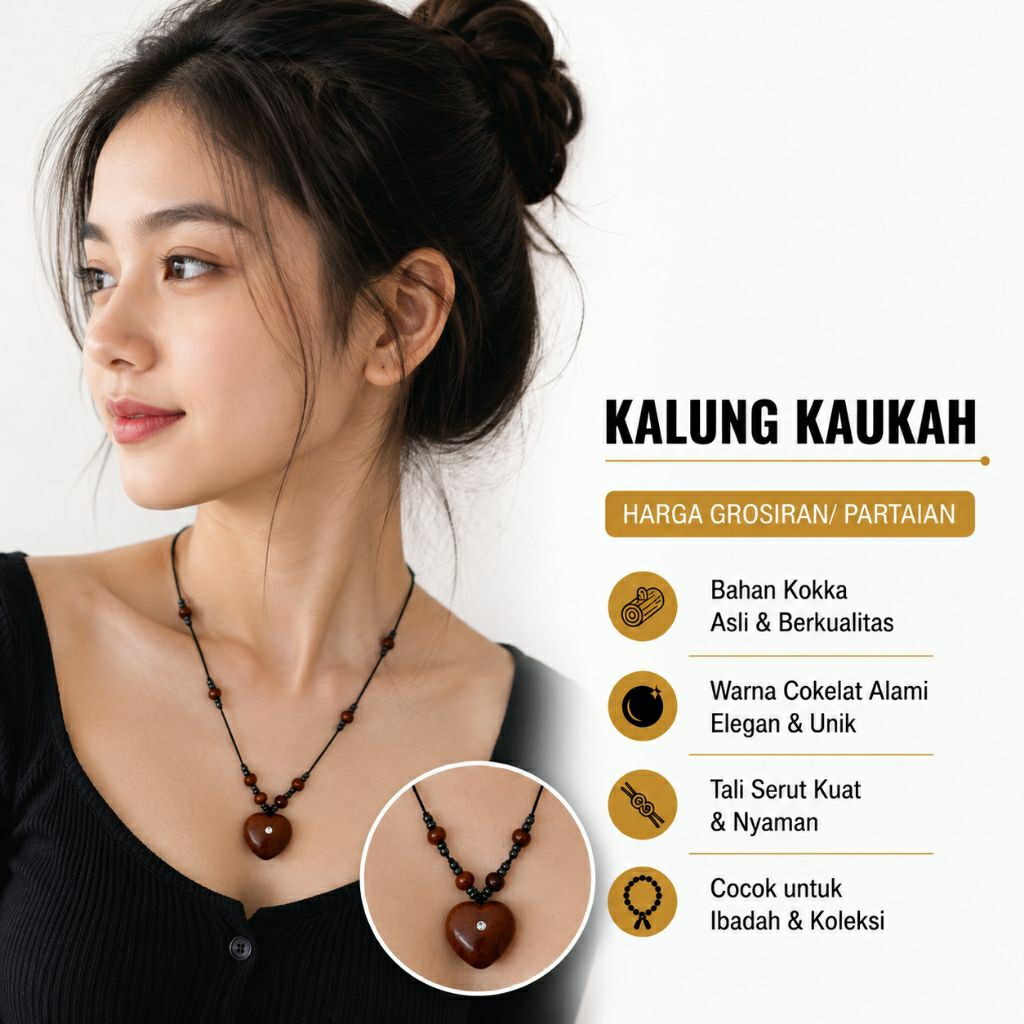 Kalung kokka love/ amor Kalung kokka Asli kokka p