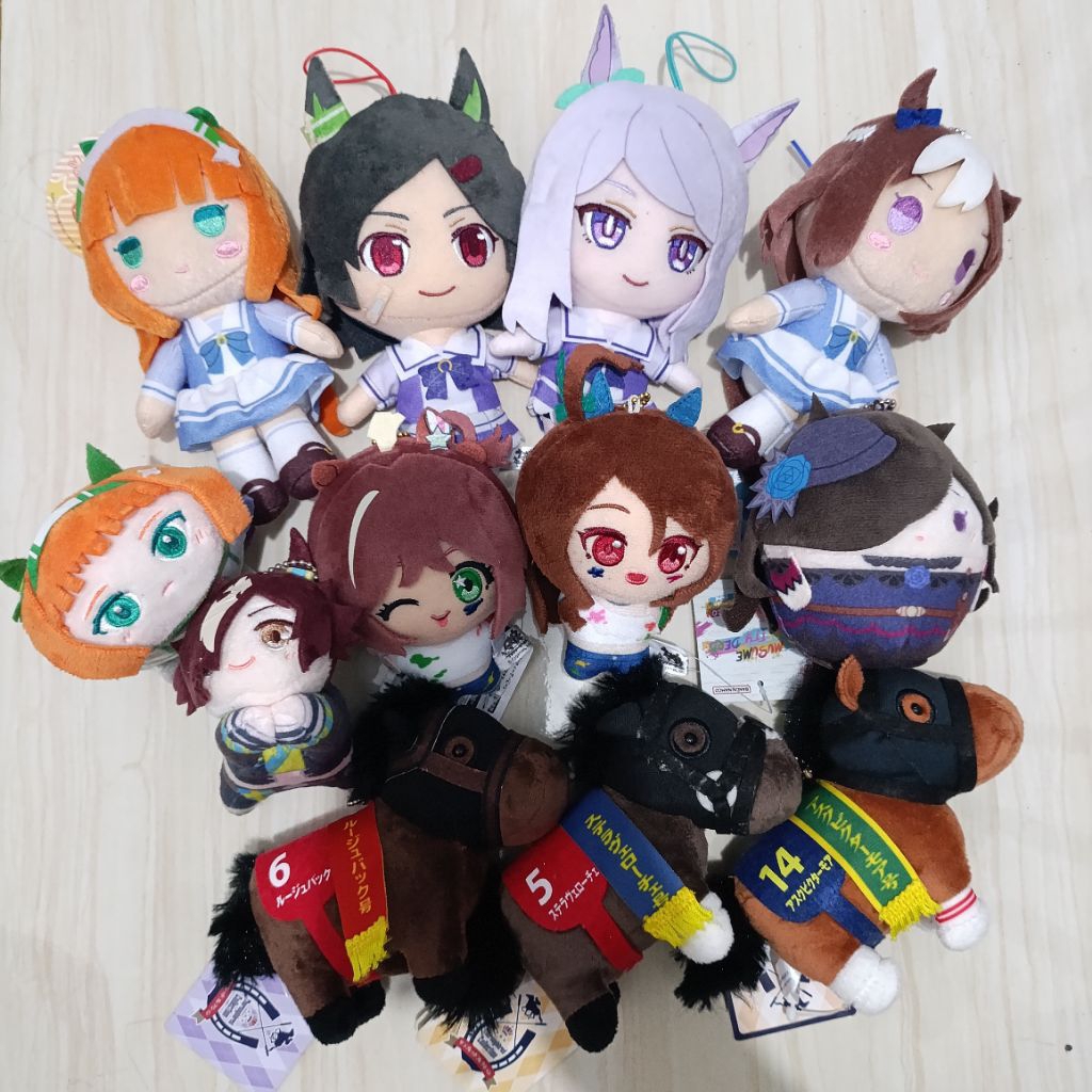 [UPDATE & ORI] Merch (ganci/plush/keychain) Uma Musume | Cewek kuda