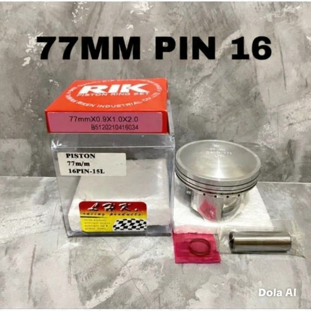 Piston LHK 77 77mm pen 16 set ring piston seher LHK Thailand